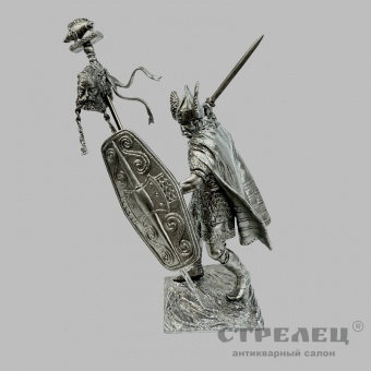 фото — оловянный солдатик «предводитель кельтов. 3-1 век до н.э.». гк